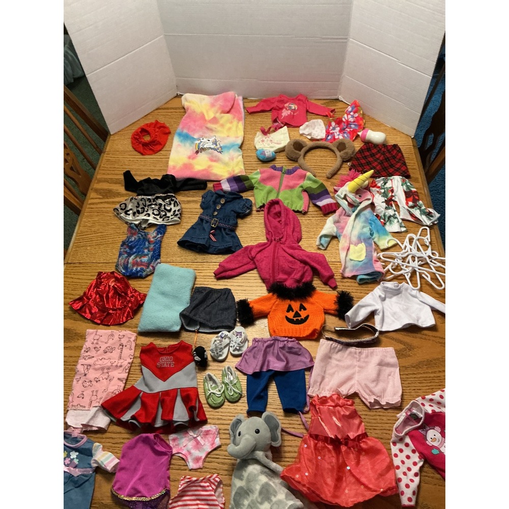 18" Doll Clothes Accessories Lot Cheerleader Halloween Holiday Outfits Shoes